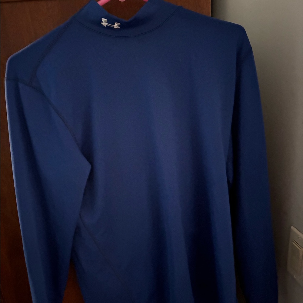Under Armour Men's Navy Blue Turtleneck Performance Sweater